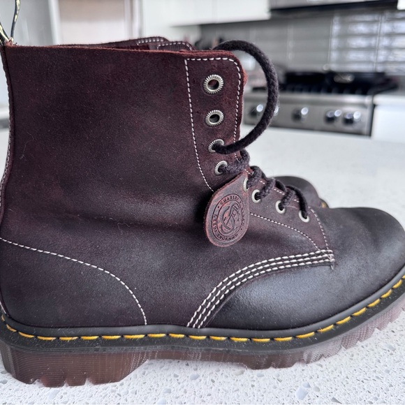 Dr. Martens Dark Brown Suede Boots - Picture 5 of 5